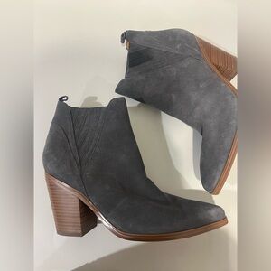 Marc Fisher Women’s Gadri Pointed Toe Gray Boots Women’s Size 12